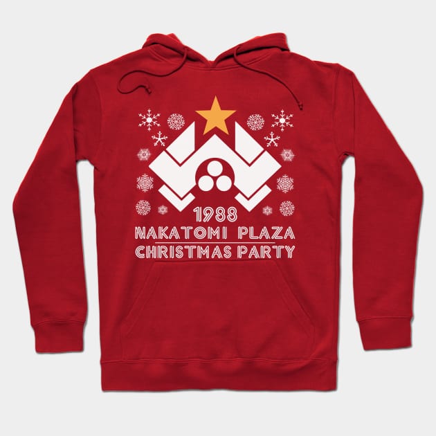 1988 Nakatomi Plaza Christmas Party Hoodie by toruandmidori